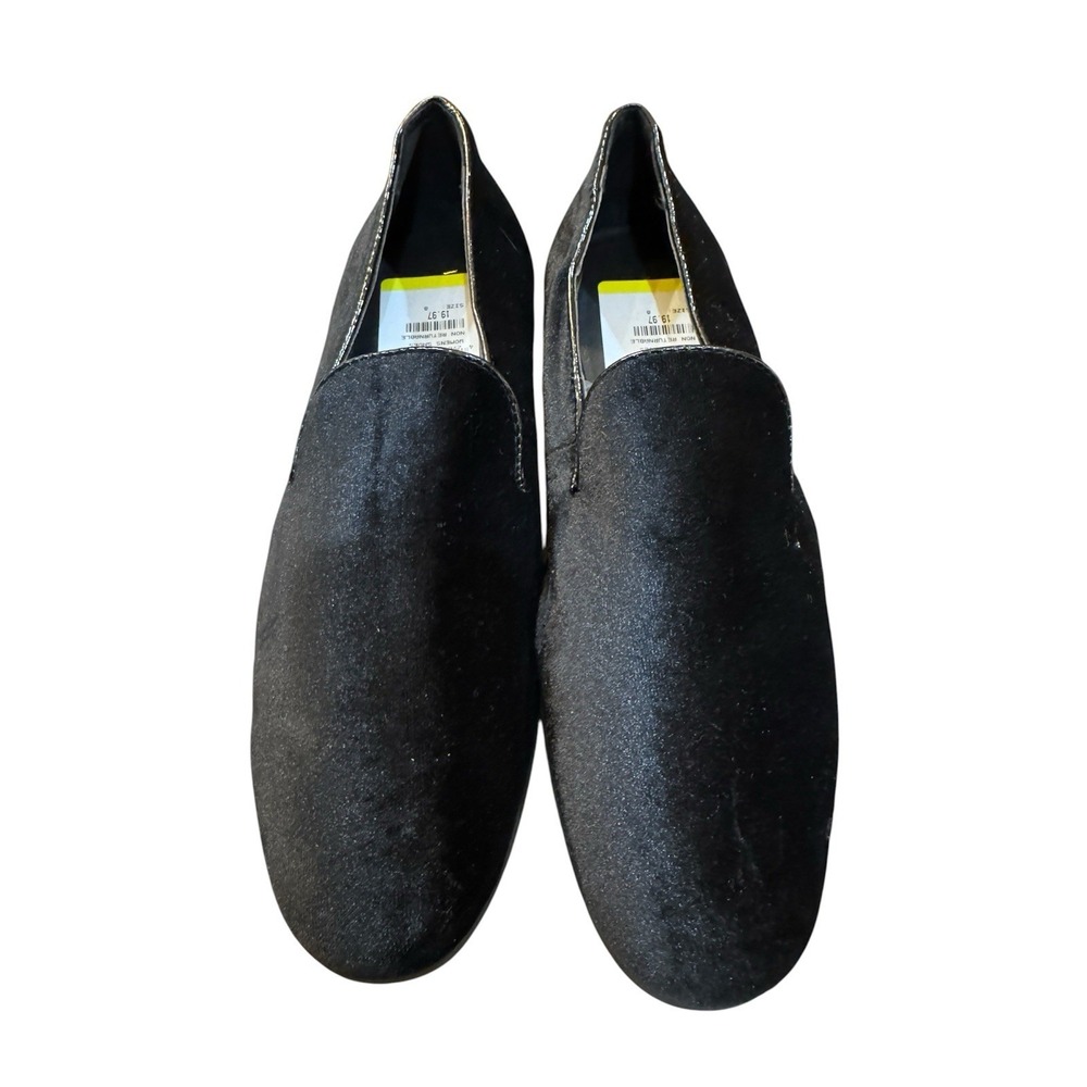 mens dress shoes black velvet victorio russo style vr161287L size 8 Loafer‎